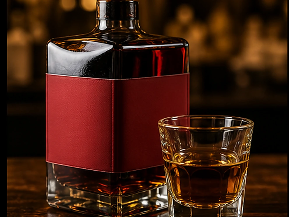 Dose Red Label servido no Restaurante Dona Rê