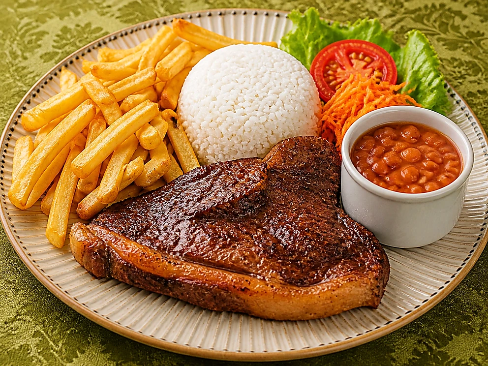 Executivo de Picanha servido no Restaurante Dona Rê