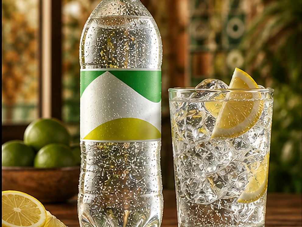 H2O servido no Restaurante Dona Rê
