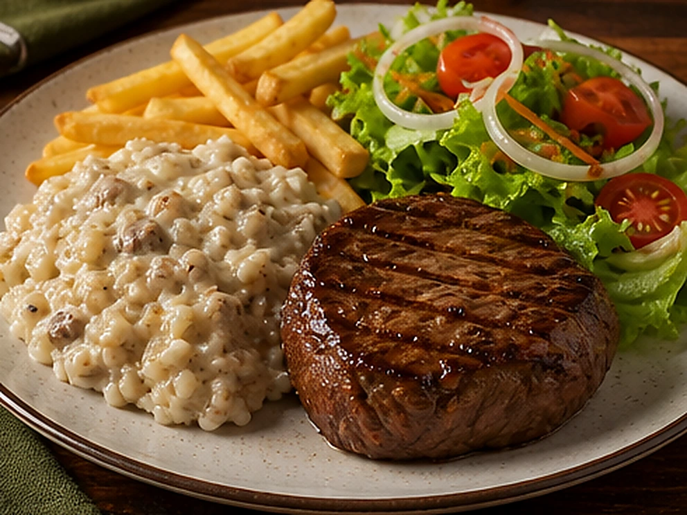 Medalhão de Filé Mignon servido no Restaurante Dona Rê